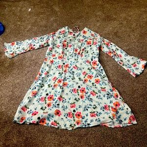 NWOT Loft Flower Dress